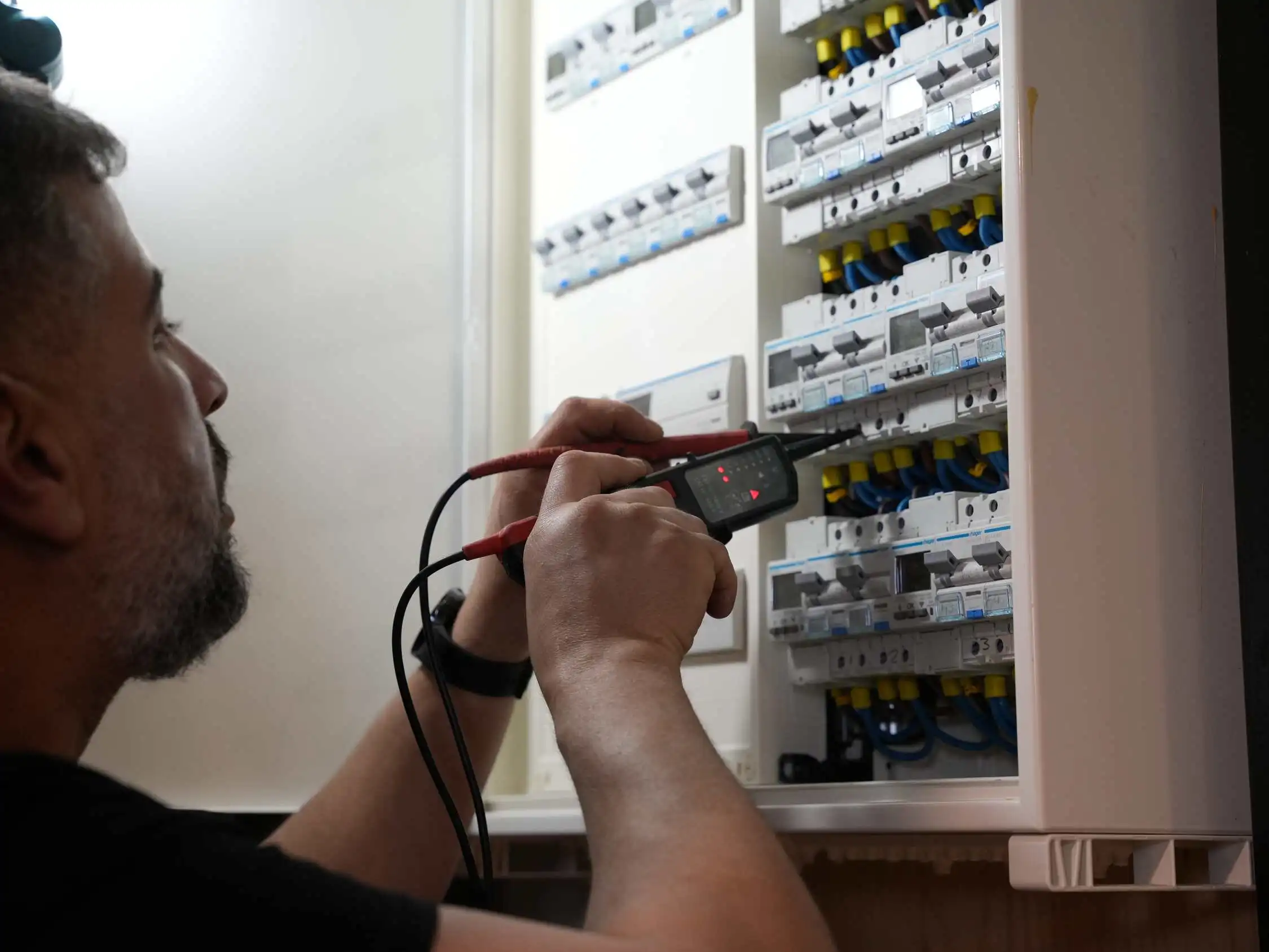 Groepenkast werkzaamheden