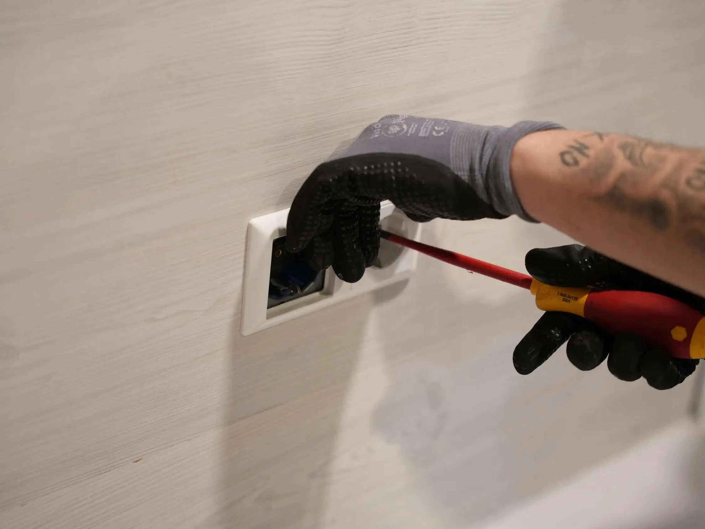 Kortsluiting werkzaamheden